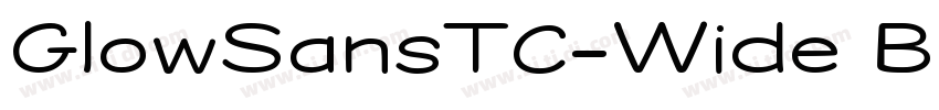GlowSansTC-Wide Book字体转换